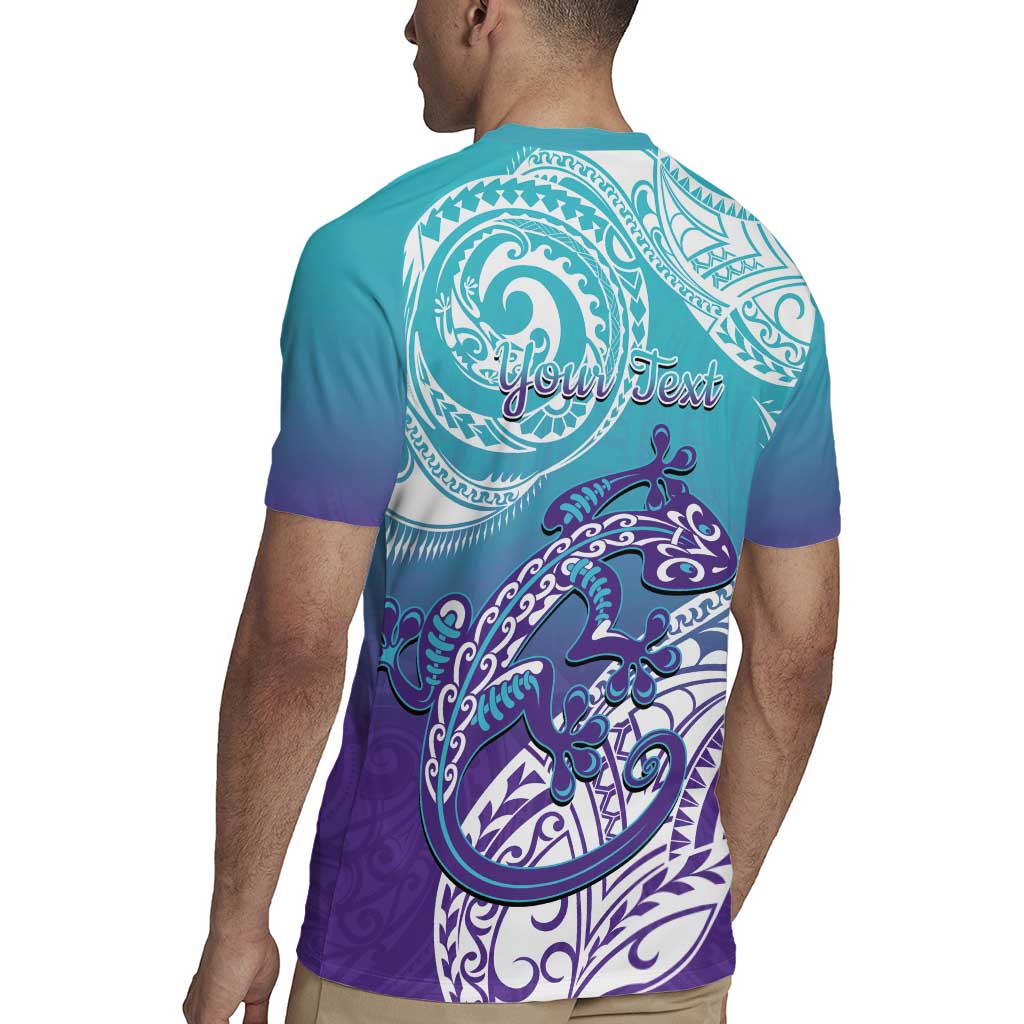Personalised New Zealand Suicide Prevention Month Rugby Jersey You Matter NZ Fern With Maori Koru Lizard LT14 - Polynesian Pride