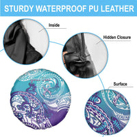 Personalised New Zealand Suicide Prevention Month Spare Tire Cover You Matter NZ Fern With Maori Koru Lizard LT14 - Polynesian Pride