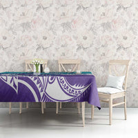 Personalised New Zealand Suicide Prevention Month Tablecloth You Matter NZ Fern With Maori Koru Lizard LT14 - Polynesian Pride