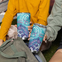 Personalised New Zealand Suicide Prevention Month Tumbler Cup You Matter NZ Fern With Maori Koru Lizard LT14 - Polynesian Pride