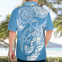 Personalised New Zealand Autism Awareness Hawaiian Shirt NZ Fern With Maori Koru Lizard LT14 - Polynesian Pride