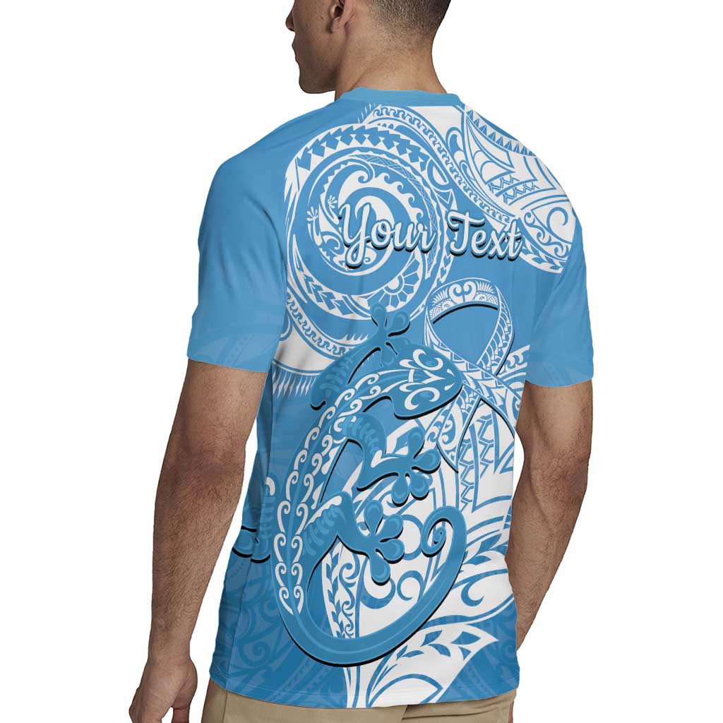 Personalised New Zealand Autism Awareness Rugby Jersey NZ Fern With Maori Koru Lizard LT14 - Polynesian Pride