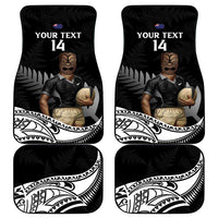 Custom New Zealand Silver Fern Rugby Car Mats 2024 Aotearoa Maori Mascot Go All Black LT14 - Polynesian Pride