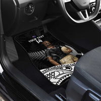 Custom New Zealand Silver Fern Rugby Car Mats 2024 Aotearoa Maori Mascot Go All Black LT14 - Polynesian Pride