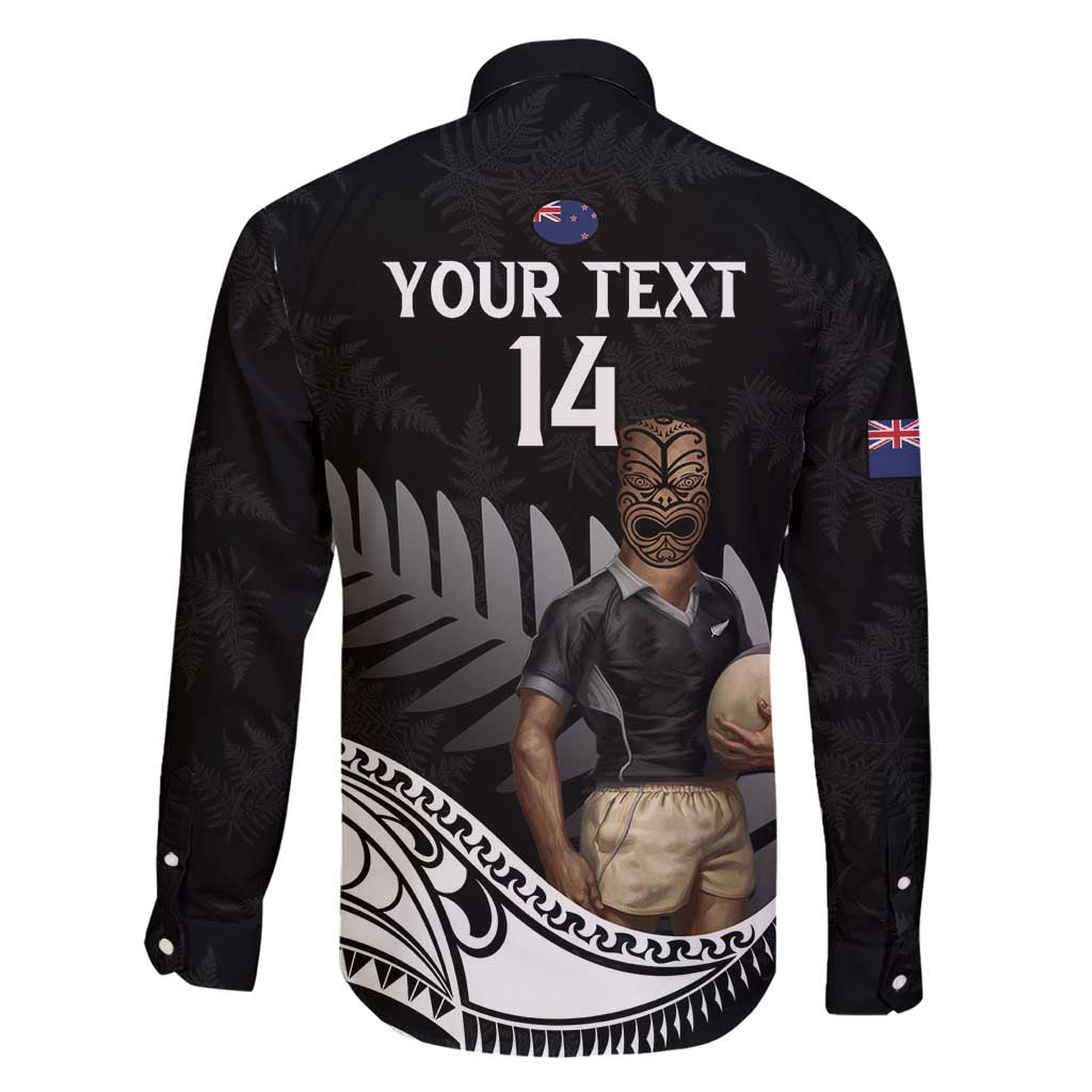 Custom New Zealand Silver Fern Rugby Family Matching Mermaid Dress and Hawaiian Shirt 2024 Aotearoa Maori Mascot Go All Black LT14 - Polynesian Pride