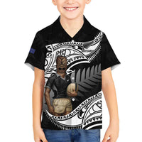 Custom New Zealand Silver Fern Rugby Hawaiian Shirt 2024 Aotearoa Maori Mascot Go All Black LT14 - Polynesian Pride