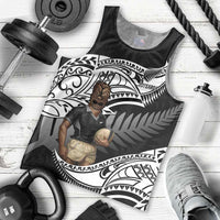 Custom New Zealand Silver Fern Rugby Men Tank Top 2024 Aotearoa Maori Mascot Go All Black LT14 - Polynesian Pride