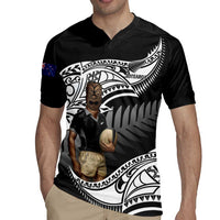 Custom New Zealand Silver Fern Rugby Rugby Jersey 2024 Aotearoa Maori Mascot Go All Black LT14 - Polynesian Pride