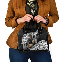 Custom New Zealand Silver Fern Rugby Shoulder Handbag 2024 Aotearoa Maori Mascot Go All Black LT14 - Polynesian Pride