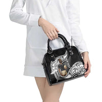 Custom New Zealand Silver Fern Rugby Shoulder Handbag 2024 Aotearoa Maori Mascot Go All Black LT14 - Polynesian Pride