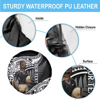 Custom New Zealand Silver Fern Rugby Spare Tire Cover 2024 Aotearoa Maori Mascot Go All Black LT14 - Polynesian Pride
