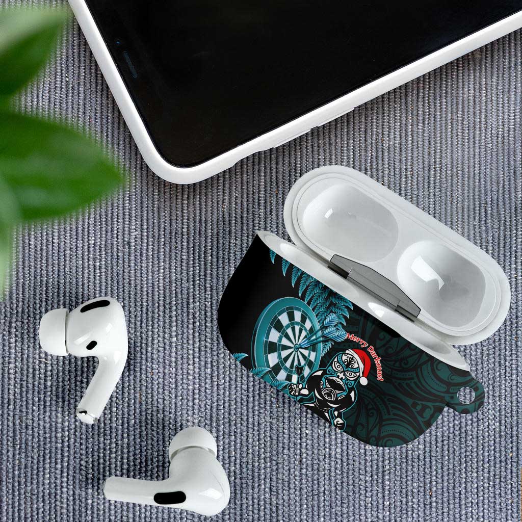New Zealand Darts Christmas AirPods Case Maori Fern Merry Dartsmas LT14 - Polynesian Pride