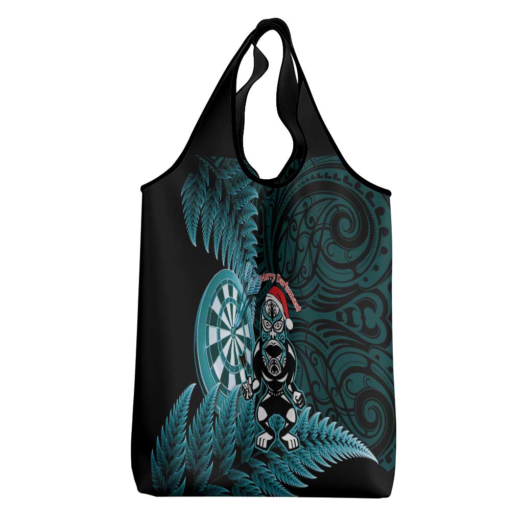 New Zealand Darts Christmas Grocery Bag Maori Fern Merry Dartsmas LT14 - Polynesian Pride