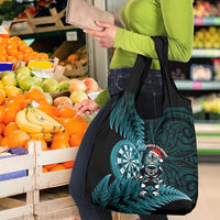 New Zealand Darts Christmas Grocery Bag Maori Fern Merry Dartsmas LT14 - Polynesian Pride