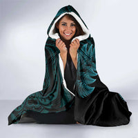 New Zealand Darts Christmas Hooded Blanket Maori Fern Merry Dartsmas LT14 - Polynesian Pride