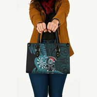 New Zealand Darts Christmas Leather Bag Maori Fern Merry Dartsmas LT14 - Polynesian Pride