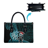 New Zealand Darts Christmas Leather Bag Maori Fern Merry Dartsmas LT14 - Polynesian Pride