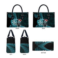 New Zealand Darts Christmas Leather Bag Maori Fern Merry Dartsmas LT14 - Polynesian Pride