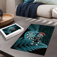 New Zealand Darts Christmas Puzzle Maori Fern Merry Dartsmas LT14 - Polynesian Pride