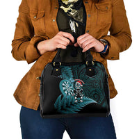 New Zealand Darts Christmas Shoulder Handbag Maori Fern Merry Dartsmas LT14 - Polynesian Pride
