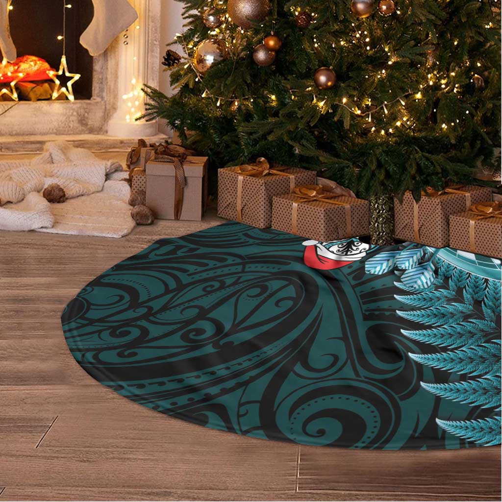 New Zealand Darts Christmas Tree Skirt Maori Fern Merry Dartsmas LT14 - Polynesian Pride