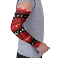 New Zealand Darts Christmas Arm Sleeves Merry Xmas Aotearoa Maori Red LT14 - Polynesian Pride