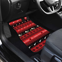 New Zealand Darts Christmas Car Mats Merry Xmas Aotearoa Maori Red LT14 - Polynesian Pride