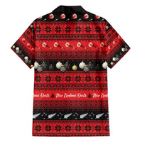 New Zealand Darts Christmas Family Matching Puletasi and Hawaiian Shirt Merry Xmas Aotearoa Maori Red LT14 - Polynesian Pride