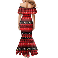 New Zealand Darts Christmas Mermaid Dress Merry Xmas Aotearoa Maori Red LT14 - Polynesian Pride