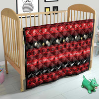 New Zealand Darts Christmas Quilt Merry Xmas Aotearoa Maori Red - Polynesian Pride