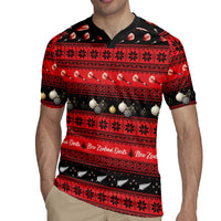 New Zealand Darts Christmas Rugby Jersey Merry Xmas Aotearoa Maori Red LT14 - Polynesian Pride