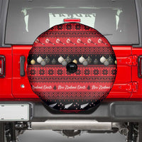 New Zealand Darts Christmas Spare Tire Cover Merry Xmas Aotearoa Maori Red LT14 - Polynesian Pride