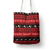 New Zealand Darts Christmas Tote Bag Merry Xmas Aotearoa Maori Red LT14 - Polynesian Pride