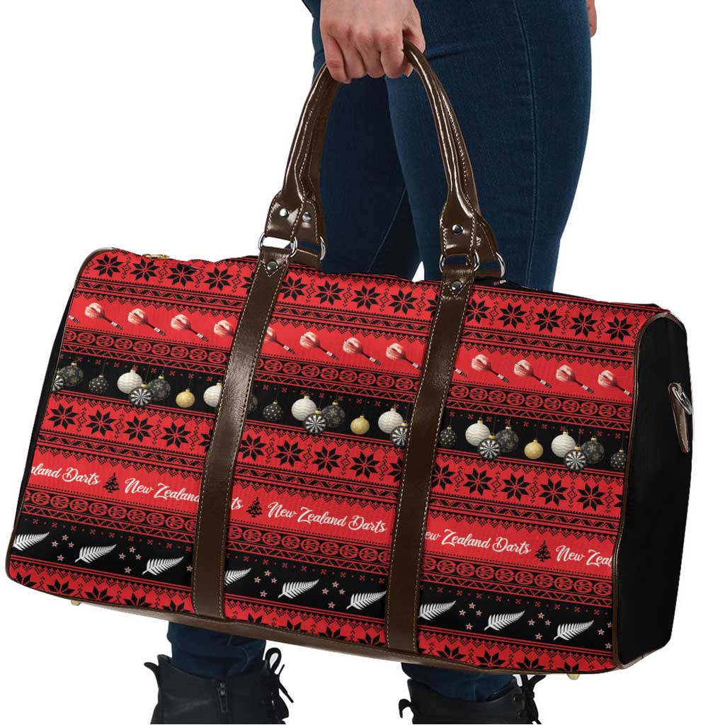 New Zealand Darts Christmas Travel Bag Merry Xmas Aotearoa Maori Red LT14 - Polynesian Pride