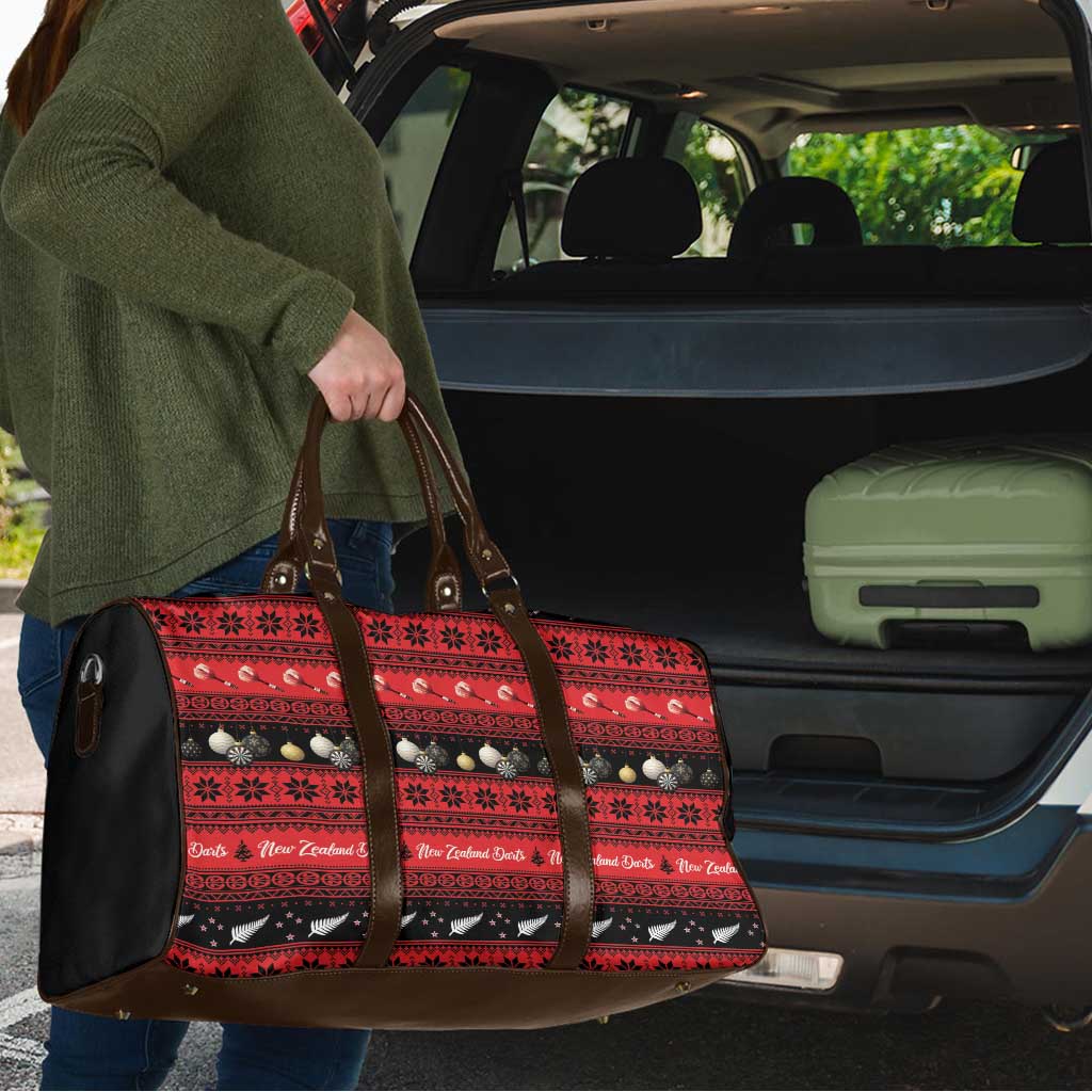 New Zealand Darts Christmas Travel Bag Merry Xmas Aotearoa Maori Red LT14 - Polynesian Pride