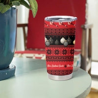 New Zealand Darts Christmas Tumbler Cup Merry Xmas Aotearoa Maori Red LT14 - Polynesian Pride