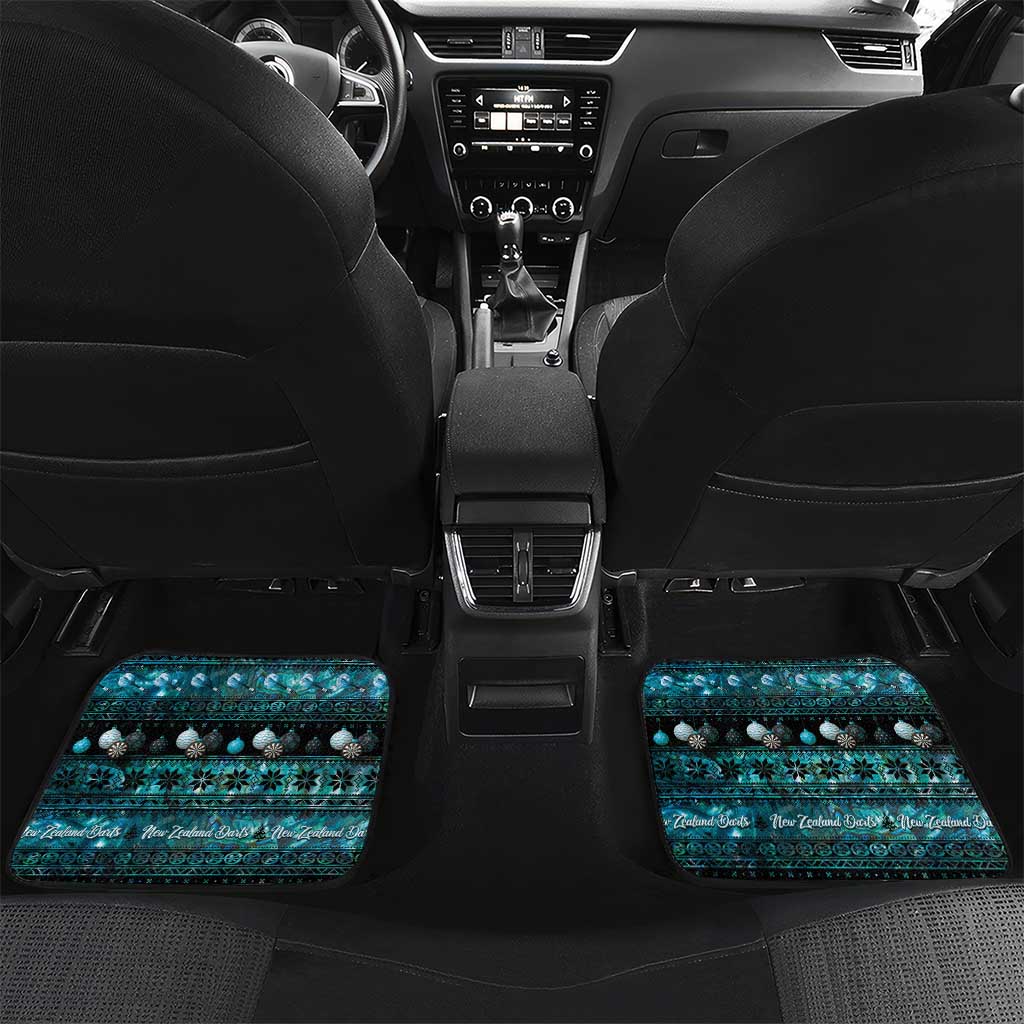 New Zealand Darts Christmas Car Mats Merry Xmas Aotearoa Maori Paua Shell - Polynesian Pride