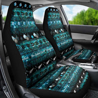 New Zealand Darts Christmas Car Seat Cover Merry Xmas Aotearoa Maori Paua Shell LT14 - Polynesian Pride