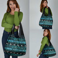 New Zealand Darts Christmas Grocery Bag Merry Xmas Aotearoa Maori Paua Shell LT14 - Polynesian Pride