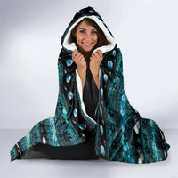 New Zealand Darts Christmas Hooded Blanket Merry Xmas Aotearoa Maori Paua Shell LT14 - Polynesian Pride