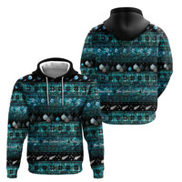 New Zealand Darts Christmas Hoodie Merry Xmas Aotearoa Maori Paua Shell LT14 - Polynesian Pride