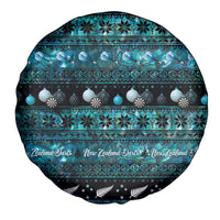 New Zealand Darts Christmas Spare Tire Cover Merry Xmas Aotearoa Maori Paua Shell LT14 - Polynesian Pride