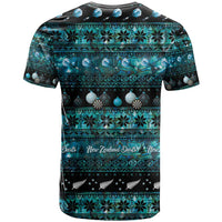 New Zealand Darts Christmas T Shirt Merry Xmas Aotearoa Maori Paua Shell LT14 - Polynesian Pride