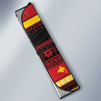 Papua New Guinea Christmas Auto Sun Shade Bikpela hamamas blong dispela Krismas LT14 - Polynesian Pride