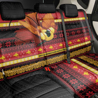 Papua New Guinea Christmas Back Car Seat Cover Bikpela hamamas blong dispela Krismas LT14 - Polynesian Pride