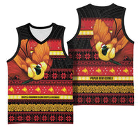 Papua New Guinea Christmas Basketball Jersey Bikpela hamamas blong dispela Krismas LT14 - Polynesian Pride