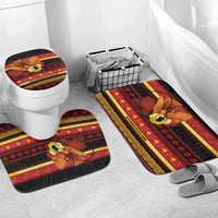 Papua New Guinea Christmas Bathroom Set Bikpela hamamas blong dispela Krismas LT14 Mat Set Only (3 pcs) One Size Red - Polynesian Pride