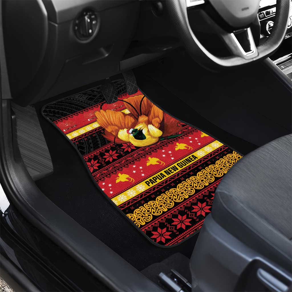 Papua New Guinea Christmas Car Mats Bikpela hamamas blong dispela Krismas LT14 - Polynesian Pride