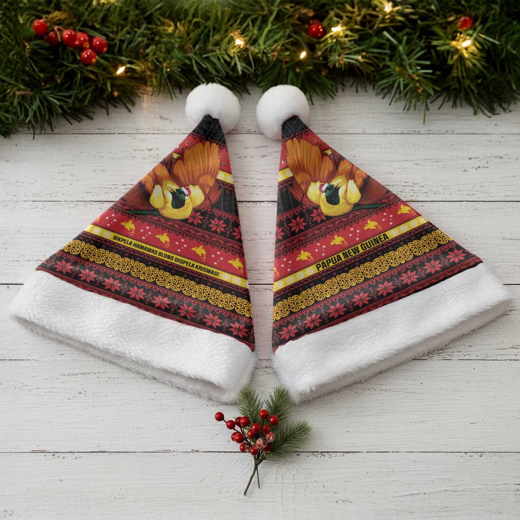 Papua New Guinea Christmas Santa Hat Bikpela hamamas blong dispela Krismas LT14 - Polynesian Pride