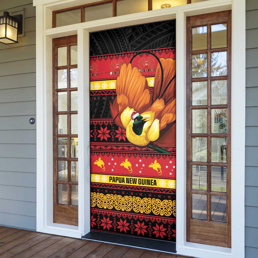 Papua New Guinea Christmas Door Cover Bikpela hamamas blong dispela Krismas LT14 - Polynesian Pride